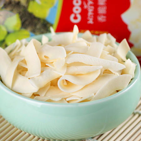 金啦哩香脆椰子片40g泰國進口純椰肉濃香烤椰片特產休閑零食品不甜不膩人